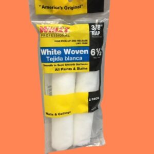Whizz Woven 6.5 In Mini Paint Roller Cover 2 Pk